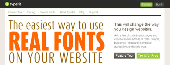 CSS3, HTML5 and Fonts as a Service